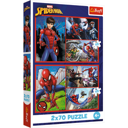 Marvel Spiderman - Puzzle 2 x 70 Teile