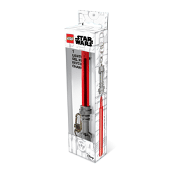 LEGO® STAR WARS - Gelstift mit Clip – Lichtschwert Rot