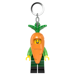 LEGO® Minifigures™ - Schlüsselanhänger mit Taschenlampe - Karotten-Maskottchen