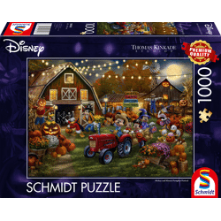 Disney, Mickey & Minnie Pumpkin Festival - Thomas Kinkade 1000 Teile Puzzle