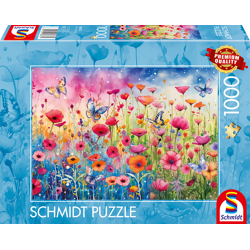 Mohnblumenwiese - Standard 1000 Teile Puzzle