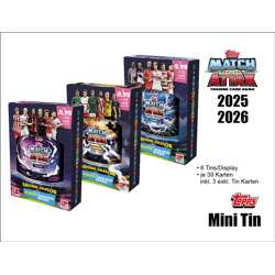 Topps Match Attax Bundesliga 2025/2026 – MINI TIN - 3-fach sortiert