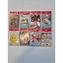 Party  Einladungskarten Set (5)  mit  Innentext