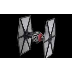 BANDAI First Order Special Forces TIE Fighter Bandai Modellbausatz zum Zusammenstecken Star Wars 1:72