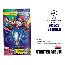Topps UEFA Champions League 2025/2026 Sticker – MULTIPACK
