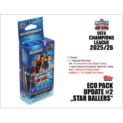 Topps UEFA Champions League Match Attax 2025/2026 TC – UPDATE #2 ECO PACK Star Ballers