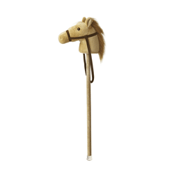 Giddy Ups - Pony beige ca. 94 cm - Plüsch-Steckenpferd