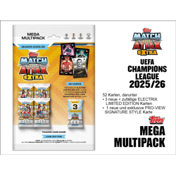 Topps UEFA Champions League Match Attax EXTRA 2025/2026 TC – MEGA MULTIPACK