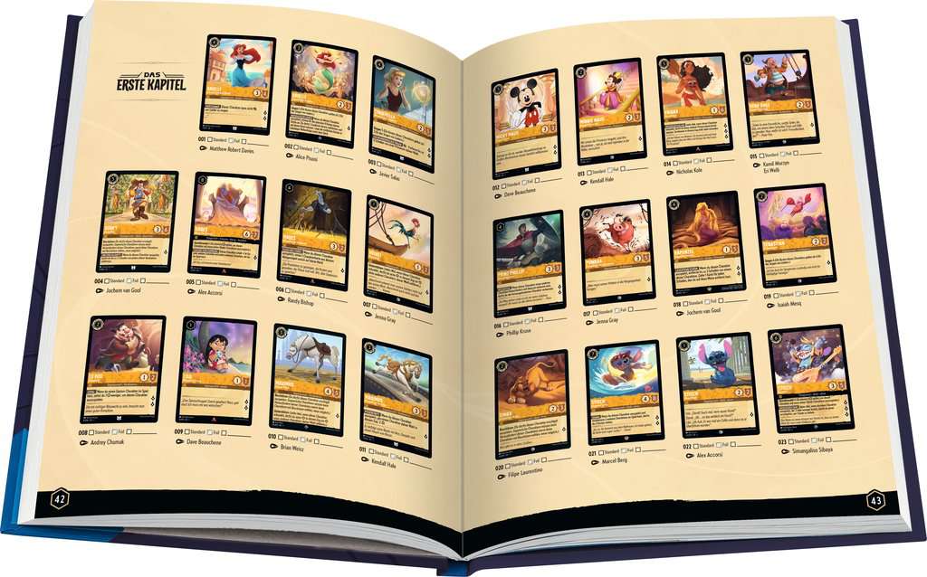 Disney Lorcana - Der offizielle Collector's Guide Sets 1-4 - Buch