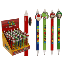 Super Mario - Radierbarer Stift - 30er Display