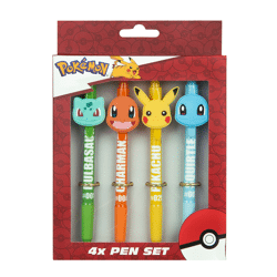 Pokemon - 4 Kugelschreiber