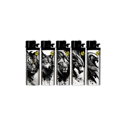 INK Animals - Reibrad-Motivfeuerzeug Sortiment - 50er Display