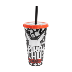 Pokemon - Trinkbecher mit Strohhalm - 790 ml