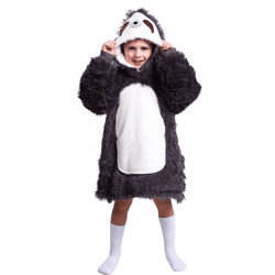Noxxiez - kuscheliger Hoodie 3 bis 6 Jahre - Faultier