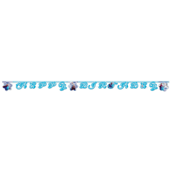 Frozen Ice Skating - 1 Happy Birthday Banner
