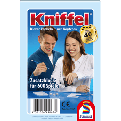 Kniffelblock, 30 St. im Display - Familienspiel