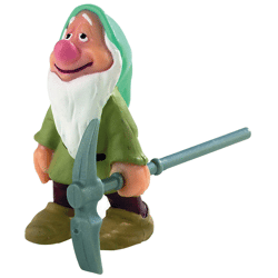 Bullyland 12477 - Disney Schneewittchen Spielfigur Zwerg Schlafmütze, 5,5cm