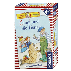 Kosmos 710989 - Conni und die Tiere, Mitbringspiel - Lustiges Merk-Spiel