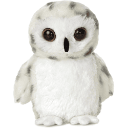 Mini Flopsies Schnee Eule ca. 21 cm - Plüschfigur
