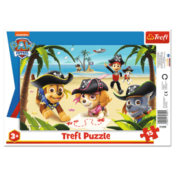 Paw Patrol - Rahmen Puzzle 31350 - 15 Teile