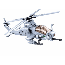Sluban M38-B0838 - Model Bricks - Combat Helicopter