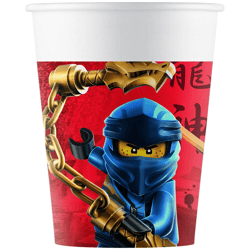 Lego Ninjago - 8 Pappbecher - 200 ml