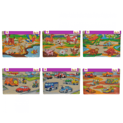 Eichhorn Steckpuzzle, 6-sort