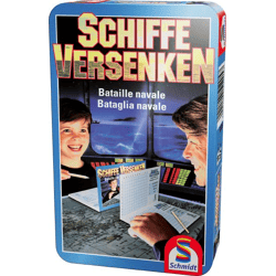 Schiffe versenken - Mitbringspiel in Metalldose