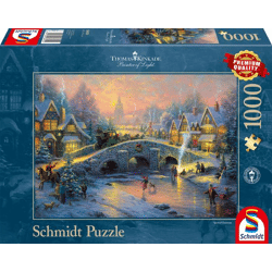 Thomas Kinkade - Winterliches Dorf - 1000 Teile Puzzle