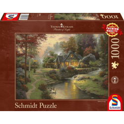 Thomas Kinkade - Friedliche Abendstimmung - 1000 Teile Puzzle