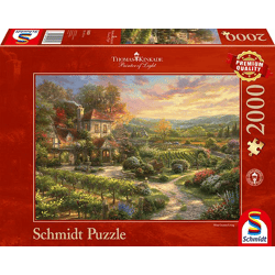 Thomas Kinkade - In den Weinbergen - 2000 Teile Puzzle