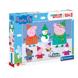 Clementoni 23752 - 104 Teile Maxi Puzzle - Peppa Pig