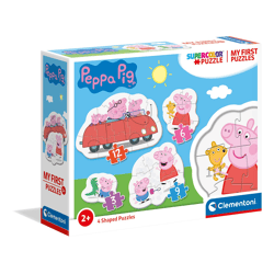 Clementoni 20829 - My First Puzzles 3+6+9+12 Teile - Peppa Pig