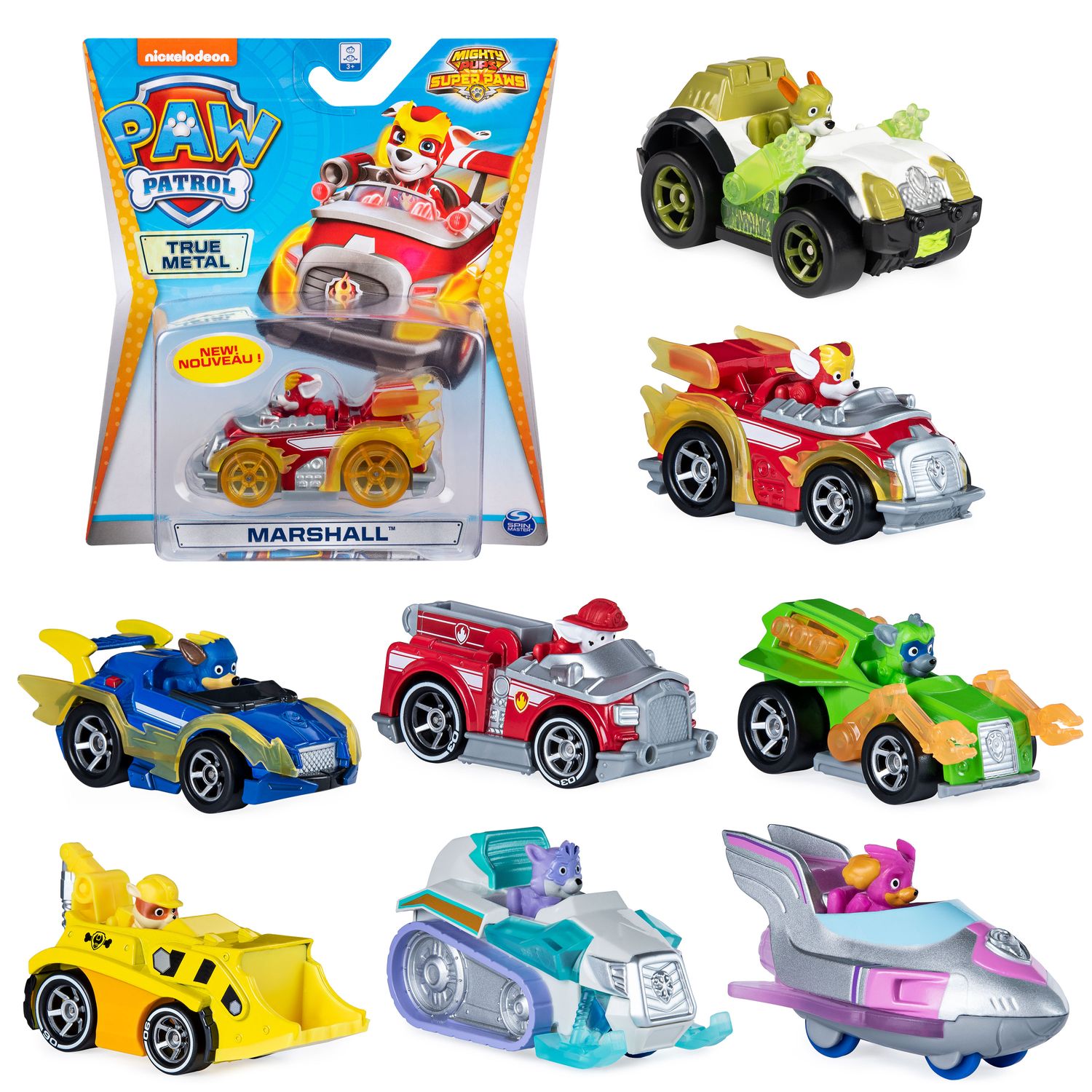 Spin Master 26930 - Paw Patrol metal vehicle to collect - assorted