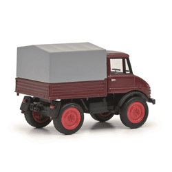 Schuco 452660900 - Unimog U406 red, 1:87 - Model car