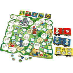 Schleich, Dinosaurs, Die rasante Dino-Rallye - Kinderspiel