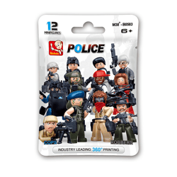 Sluban - Army - Cops & Robbers Display 48  Polybags