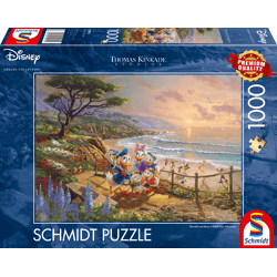 Disney, Donald & Daisy, A Duck Day Afternoon - 1000 Teile Puzzle (Thomas Kinkade)