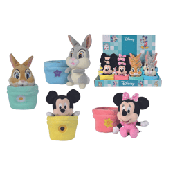 Disney Blumentopf-Plüsch, 16cm, 4-sort. - Plüsch
