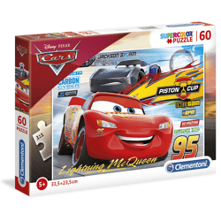 Clementoni 26973 - 60 piece jigsaw puzzle - Supercolor - Disney Cars 3