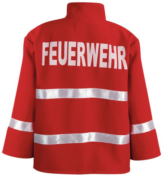 Feuerwehrmann rot - Kost&uuml;m 2-teilig - Kids (Gr&ouml;&szlig;e 128)
