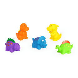 Dinosaur squirting animals, display