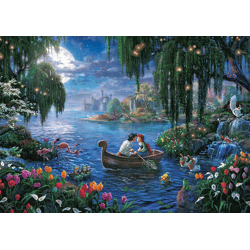 Thomas Kinkade - The little Mermaid and Prince Eric - Puzzle 1000 Teile