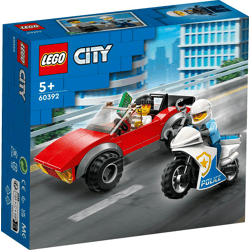 LEGO® 60392 - City Verfolgungsjagd mit dem Polizeimotorrad (59 Teile)