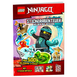 LEGO® NINJAGO® – Stickerabenteuer - Helden auf Mission