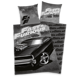 Fast & Furious Bettwäsche - 80 x 80 + 135 x 200 cm