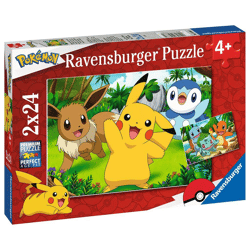 Pokémon - Pikachu und seine Freunde - Puzzle 2 x 24 Teile