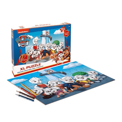 Paw Patrol - Puzzle zum Ausmalen - 50 Teile