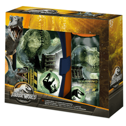 Jurassic World - lunch box & aluminum drinking bottle