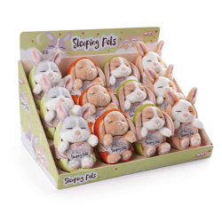 Sleeping Pets Bunnies - Kuscheltier Sortiment - 12 cm